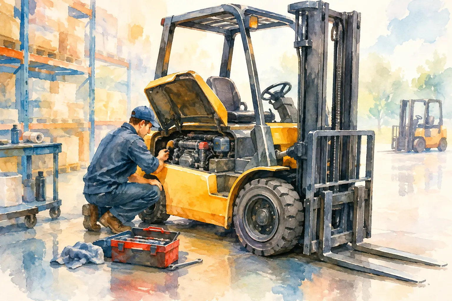 Forklift Service Intervals That Prevent Downtime