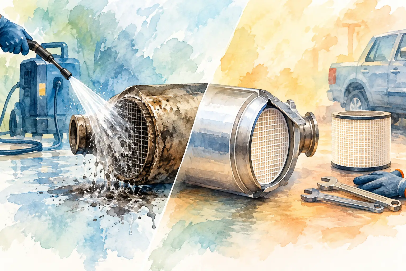 DPF Cleaning Versus Replacement - Which Pays?