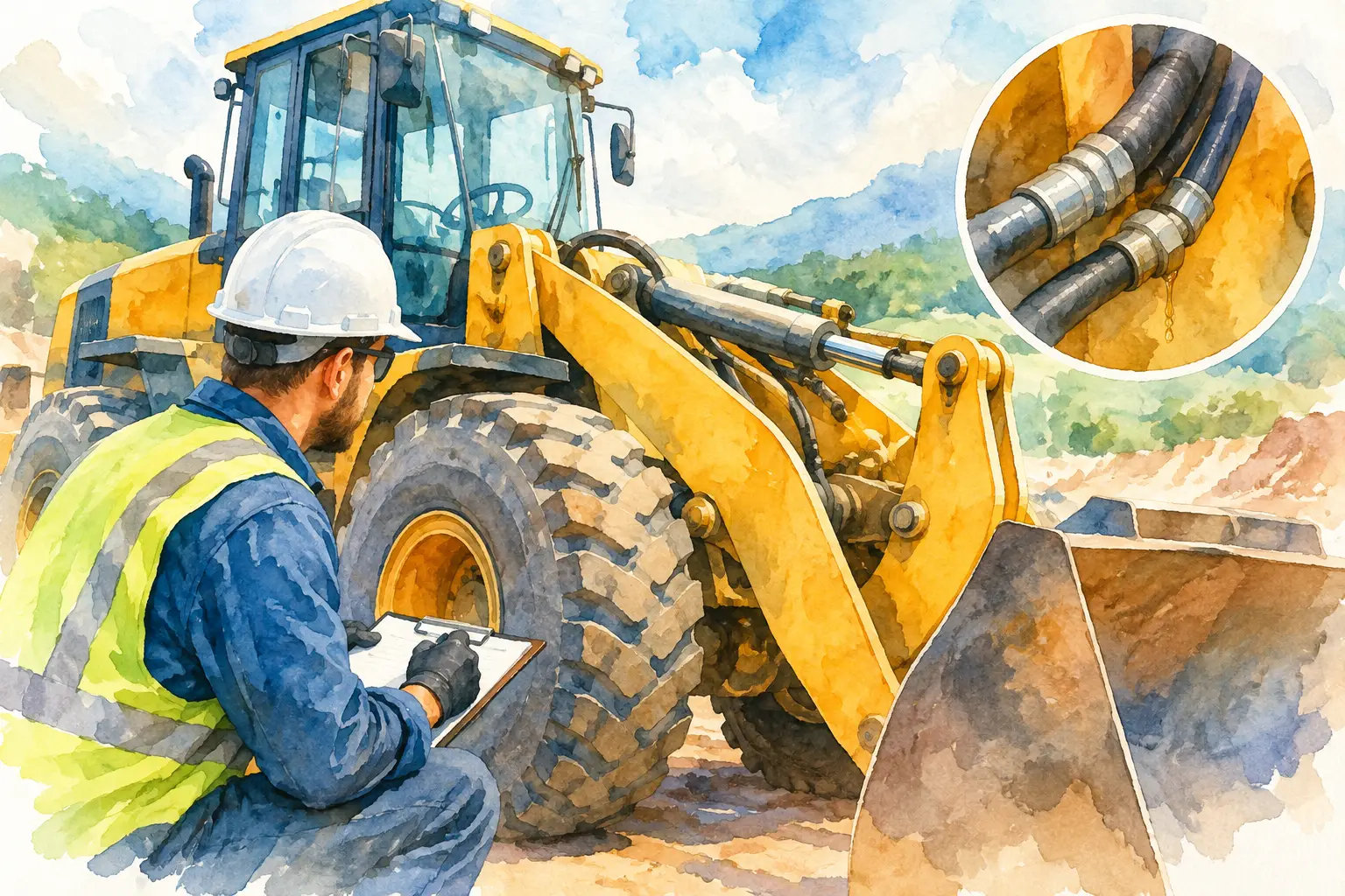 How to Diagnose Loader Hydraulic Drift Safely